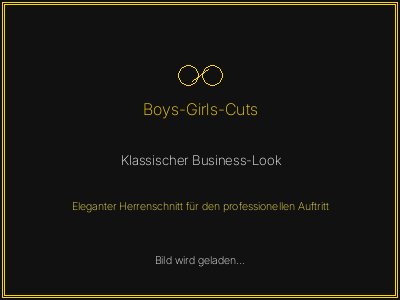 Professioneller Herrenschnitt - Vorher Nachher