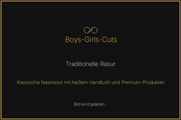 Traditionelle Rasur